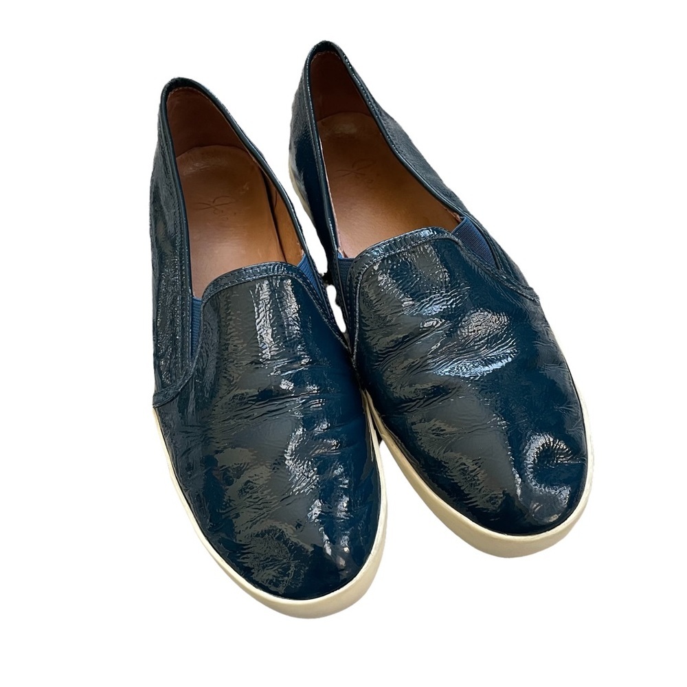Joie Patent Leather Slip-On Sneakers